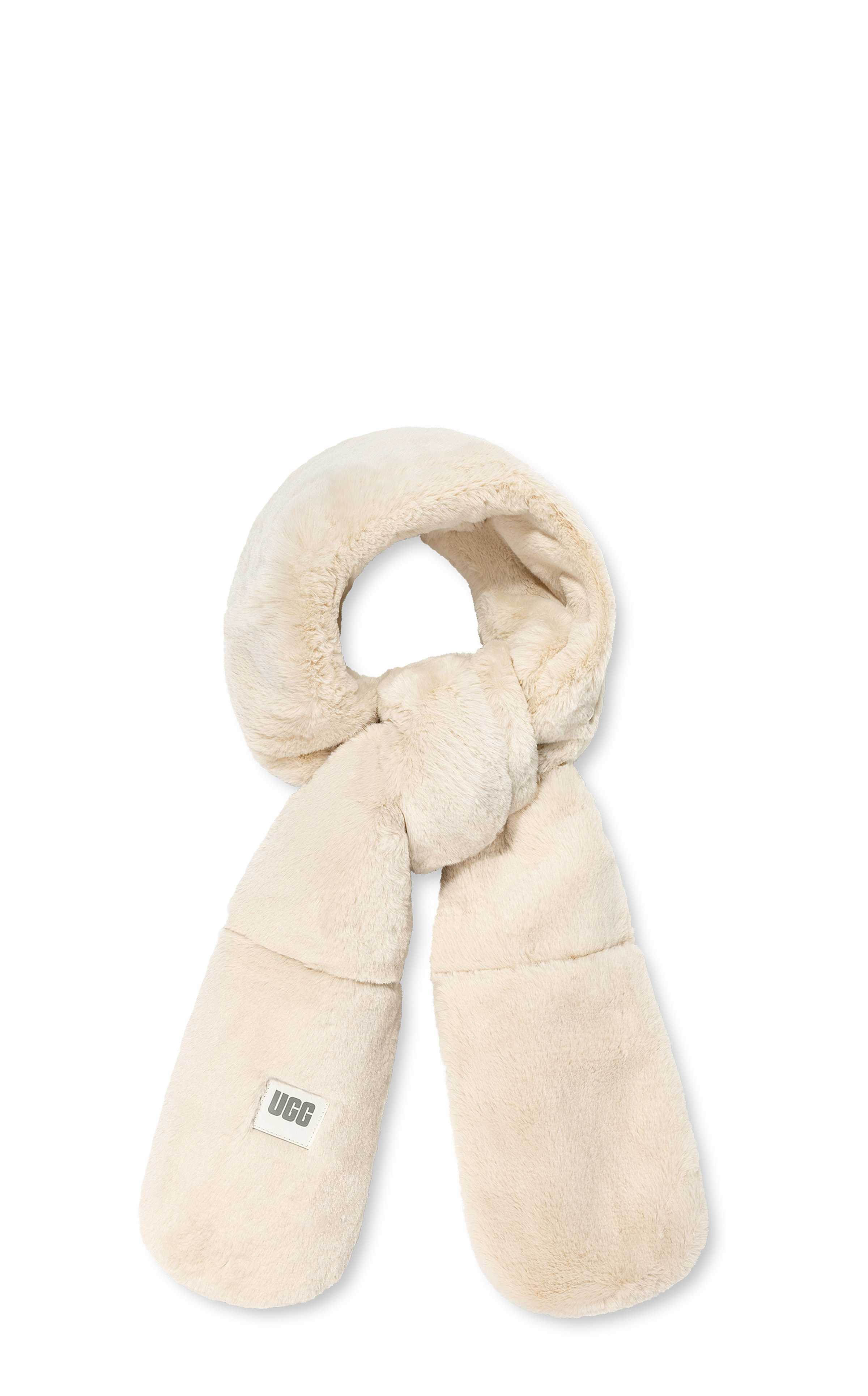 Oblong Faux Fur Scarf , | UGG Shop